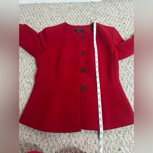 Ann Taylor Red Mini Pencil Skirt for Work SET size 2P - Picture 6 of 8